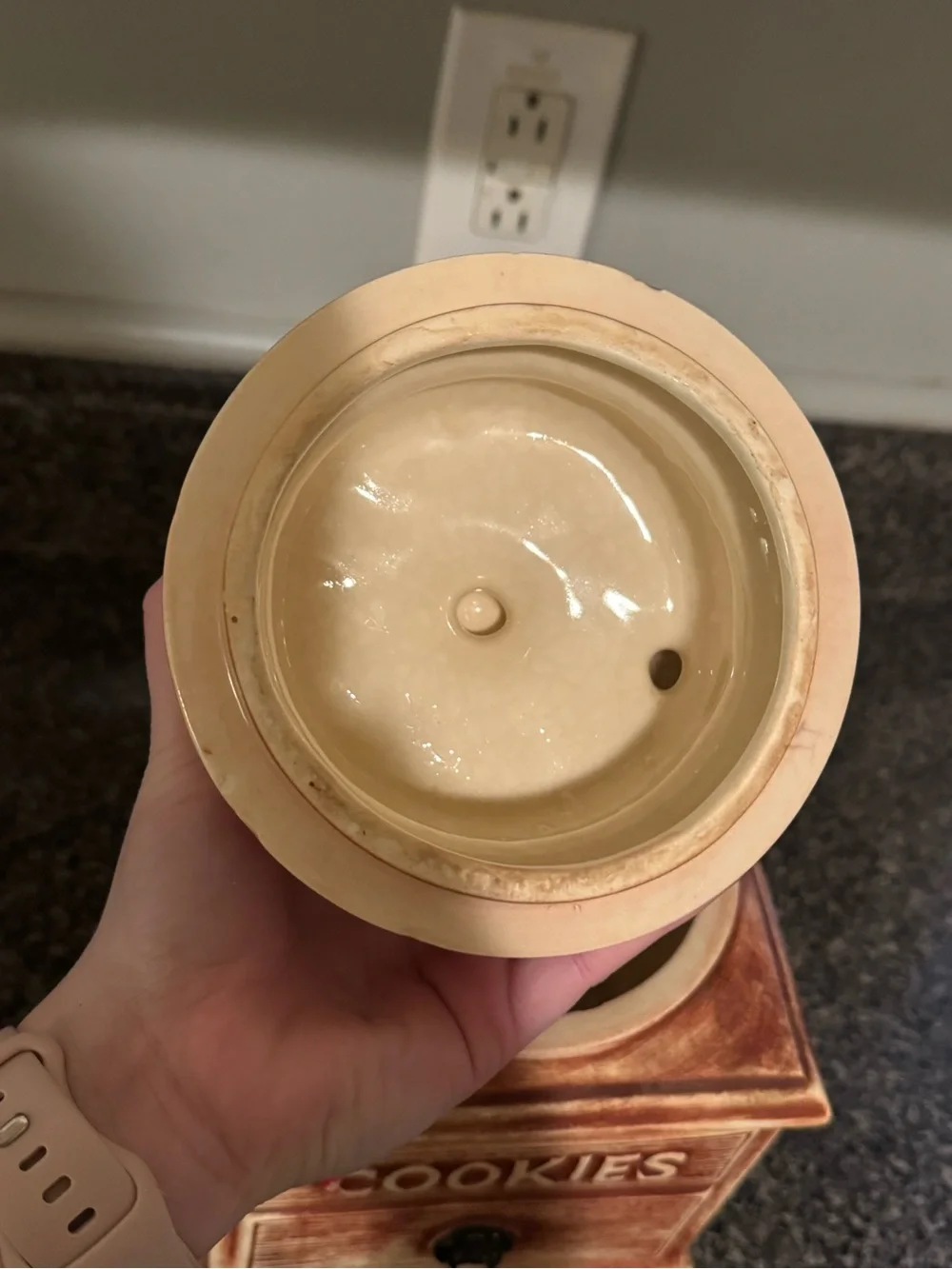 VTG McCoy Pottery Coffee Grinder Cookie Jar